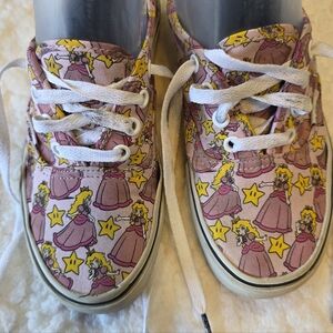 Nintendo x Vans Princess Peach Sneakers | Women's 5.5 | Limited Edition Collab